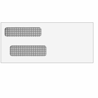 #9 Double Window Envelope (Moisture Seal) - 500/Box