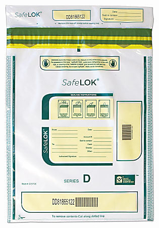 SafeLok Bag 12 x 16 / Clear 2 Cartons (500/CTN) - Choice Checks