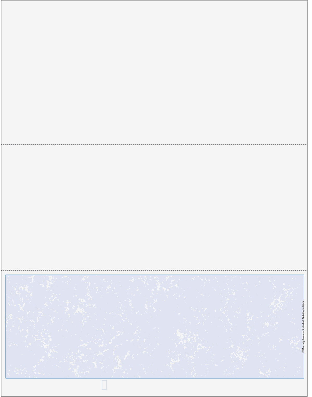 Marble Blank Business Checks on Bottom - Better Security