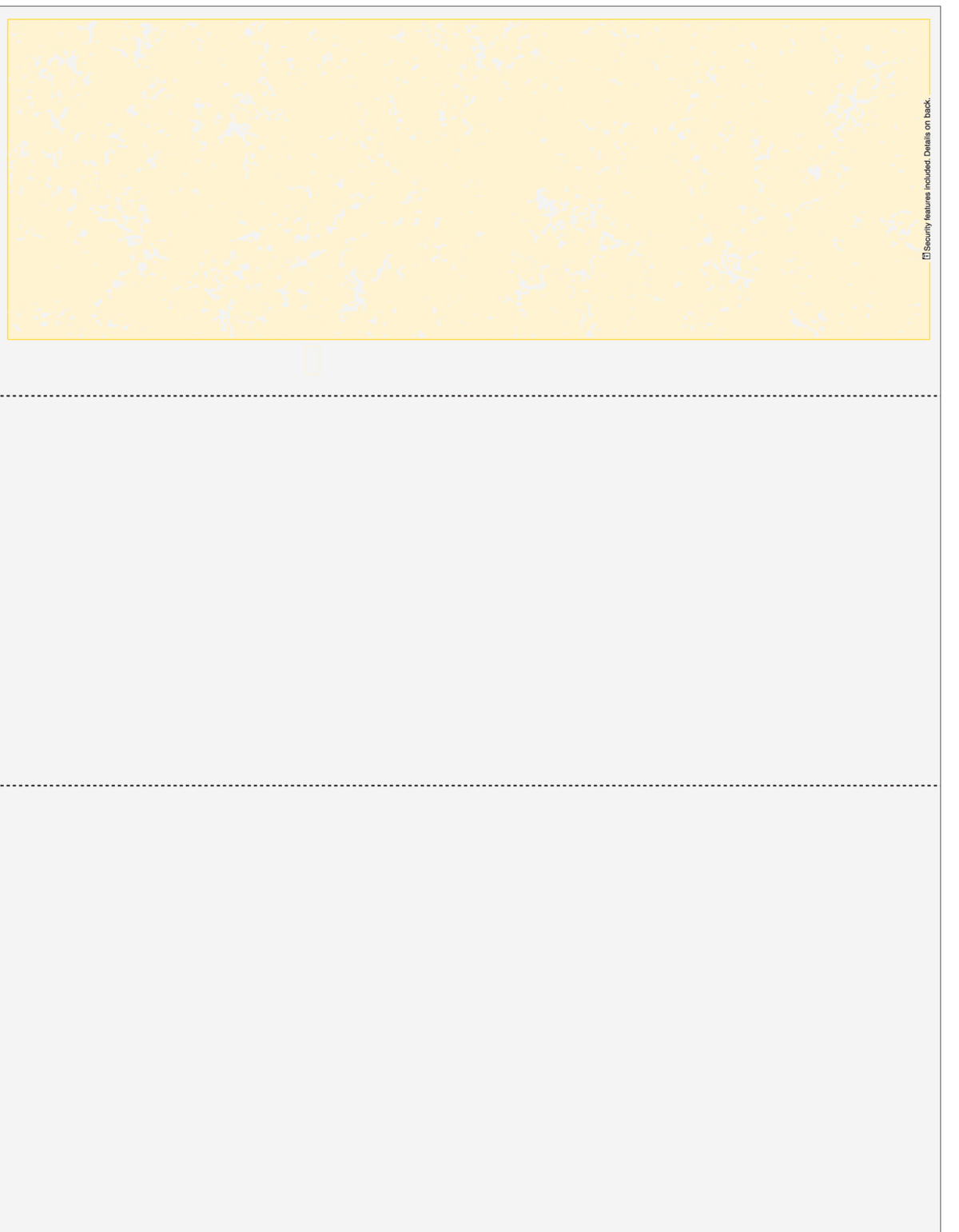 Marble Blank Business Checks on Top - Better Security