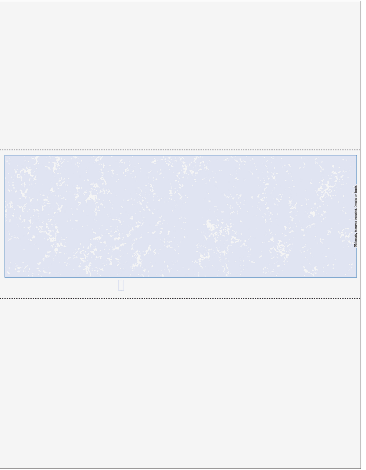 Marble Blank Business Checks in Middle - Better Security