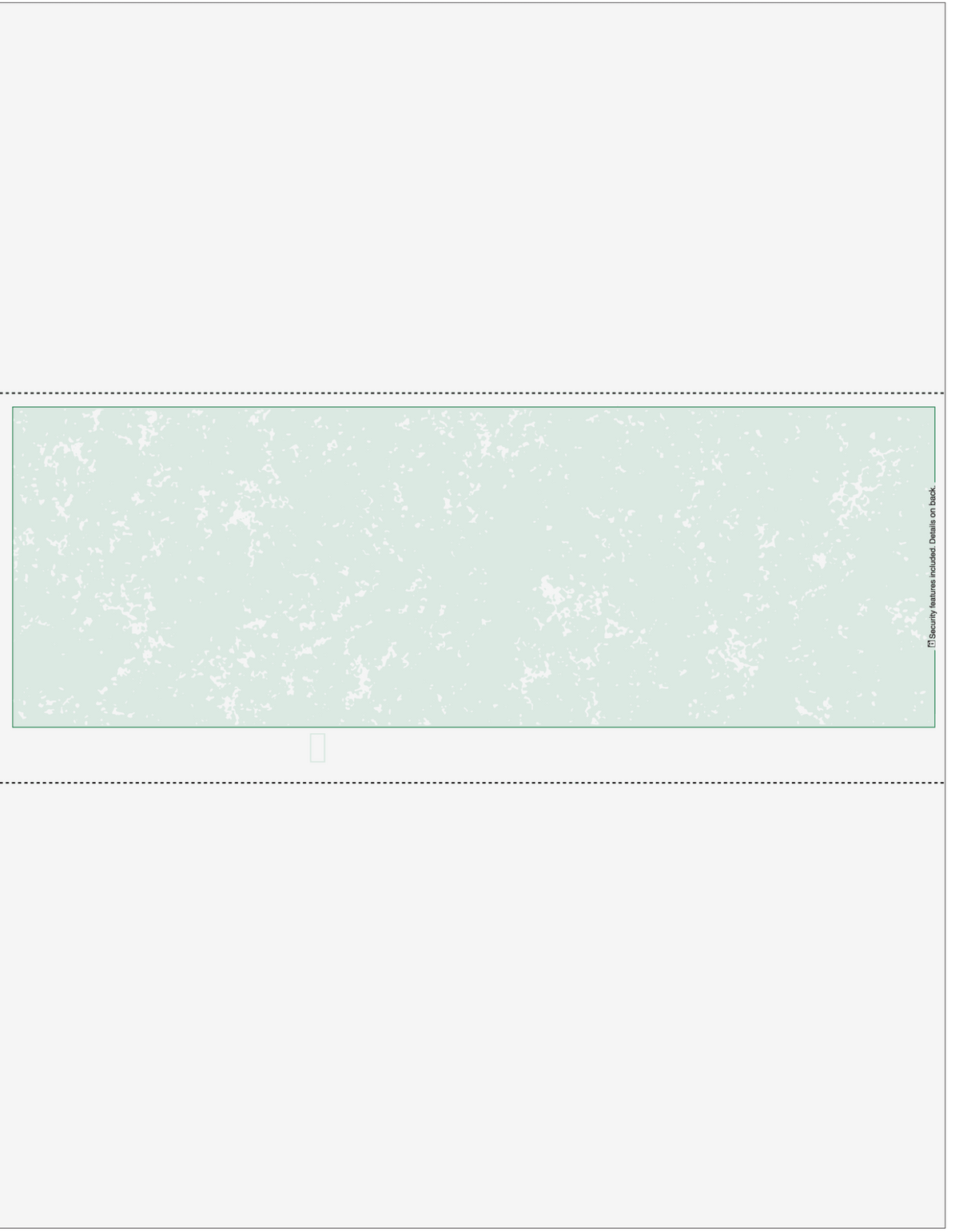 Marble Blank Business Checks in Middle - Better Security