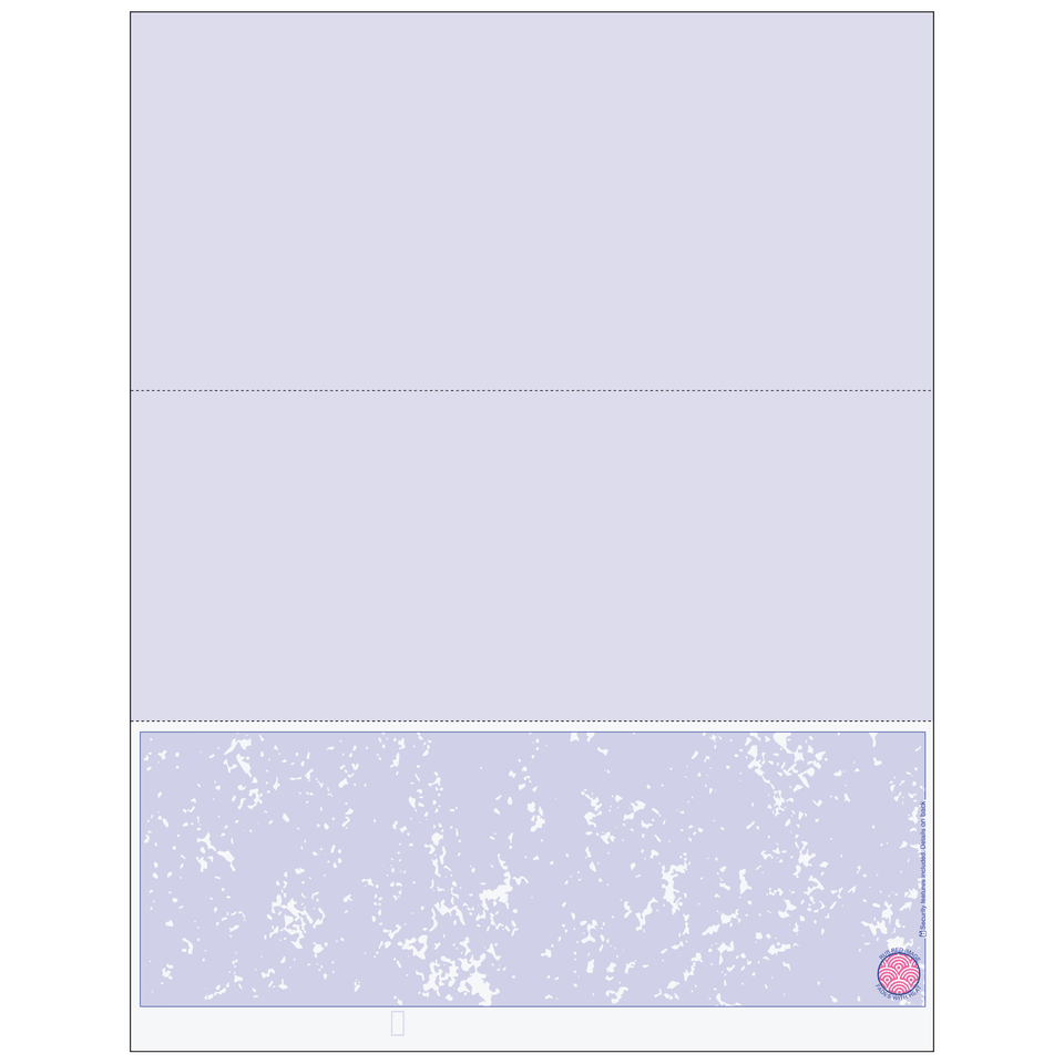 Marble Blank Business Checks on Bottom - Better Security