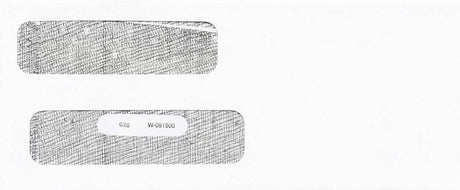 DBL WINDOW ENV/PEGBD PLAIN 8-5/8 X 3-5/8 24# WH WOVE/R&R POST-RITE - Choice Checks