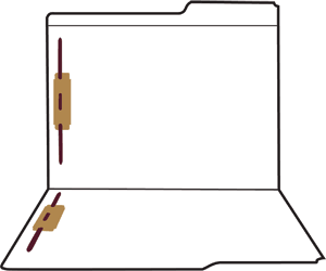 Letter-Size, 1/3 Cut, Double-Ply, End Tab (1 13 ⁄4˝w x 9 1 ⁄2˝h) - 50 Pk