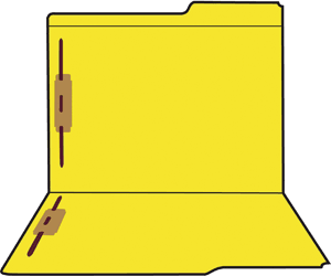 Letter-Size, 1/3 Cut, Double-Ply, End Tab (1 13 ⁄4˝w x 9 1 ⁄2˝h) - 50 Pk