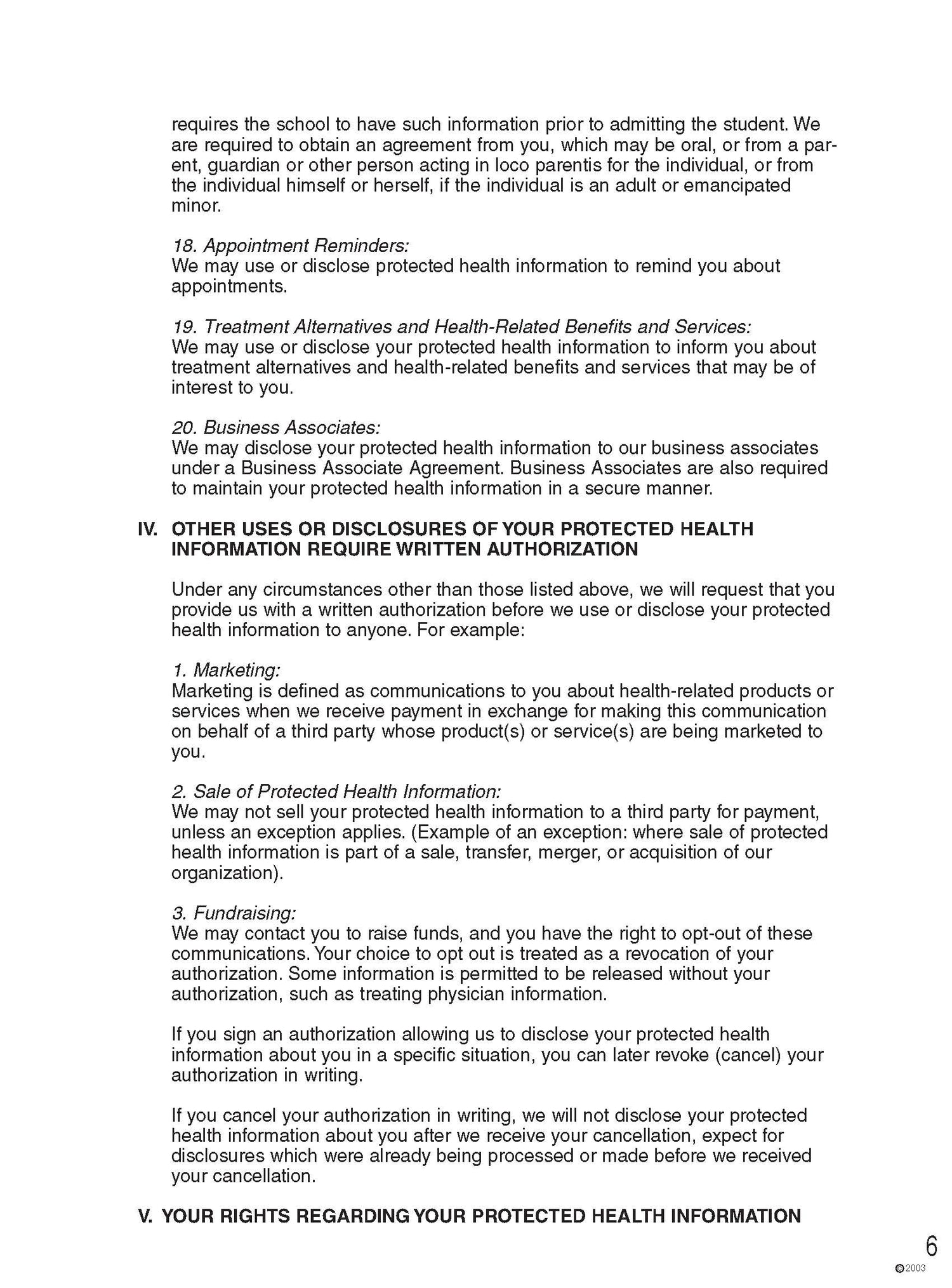 Notice of Privacy Practices English (250/Pack)