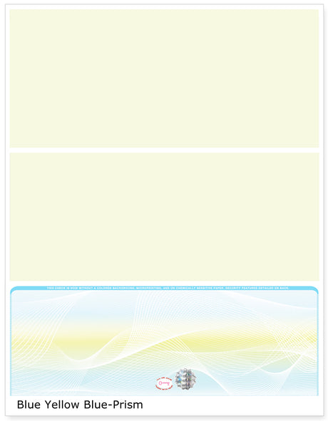 Prism Hologram Blank Business Checks on Bottom - Choice Checks