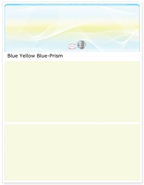Prism Hologram Blank Business Checks on Top - Choice Checks