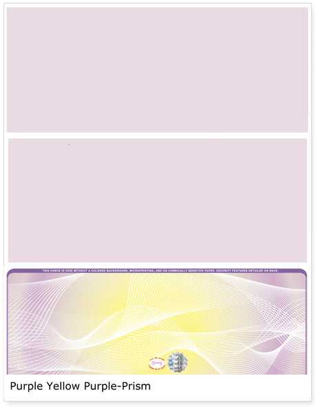 Prism Hologram Blank Business Checks on Bottom - Choice Checks
