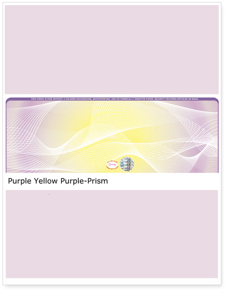 Prism Hologram Blank Business Checks in Middle - Choice Checks