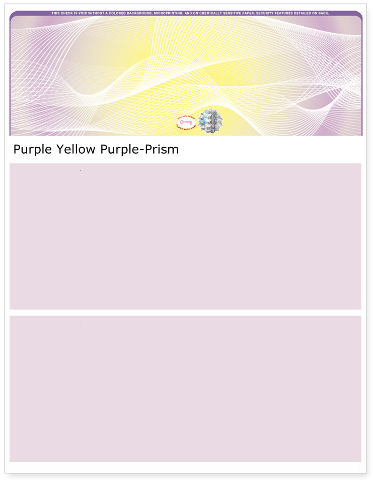 Prism Hologram Blank Business Checks on Top - Choice Checks