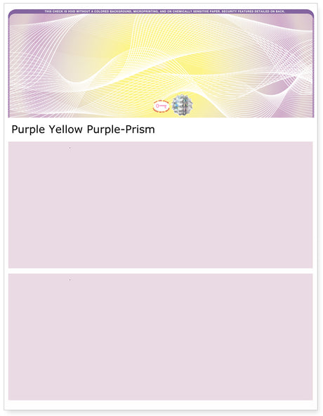 Prism Hologram Blank Business Checks on Top - Choice Checks