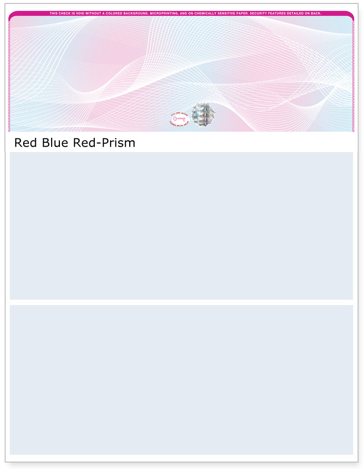 Prism Hologram Blank Business Checks on Top - Choice Checks