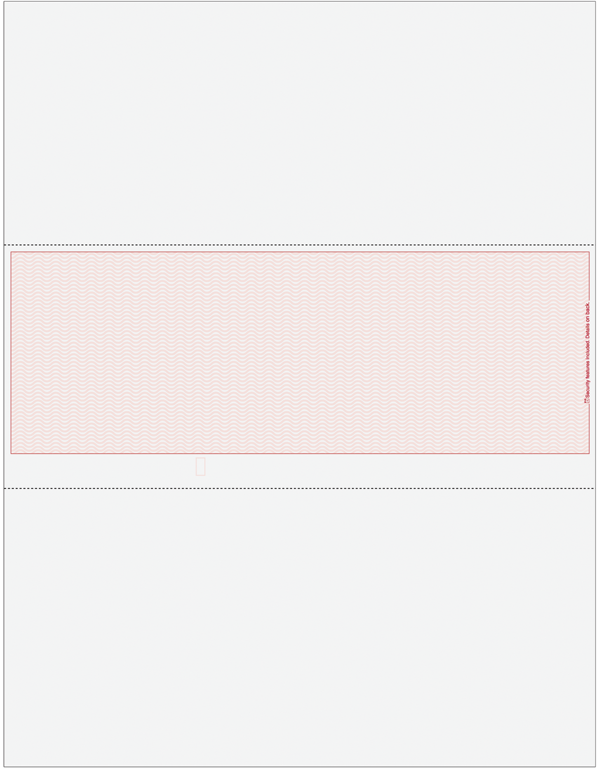 Wave Blank Business Checks in Middle