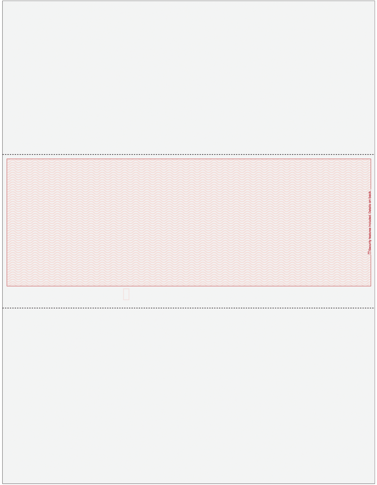Wave Blank Business Checks in Middle