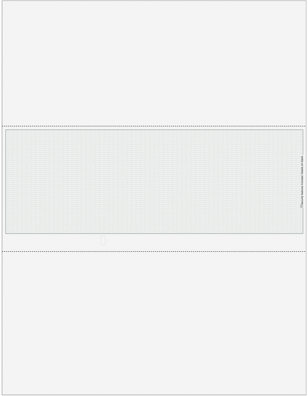 Wave Blank Business Checks in Middle