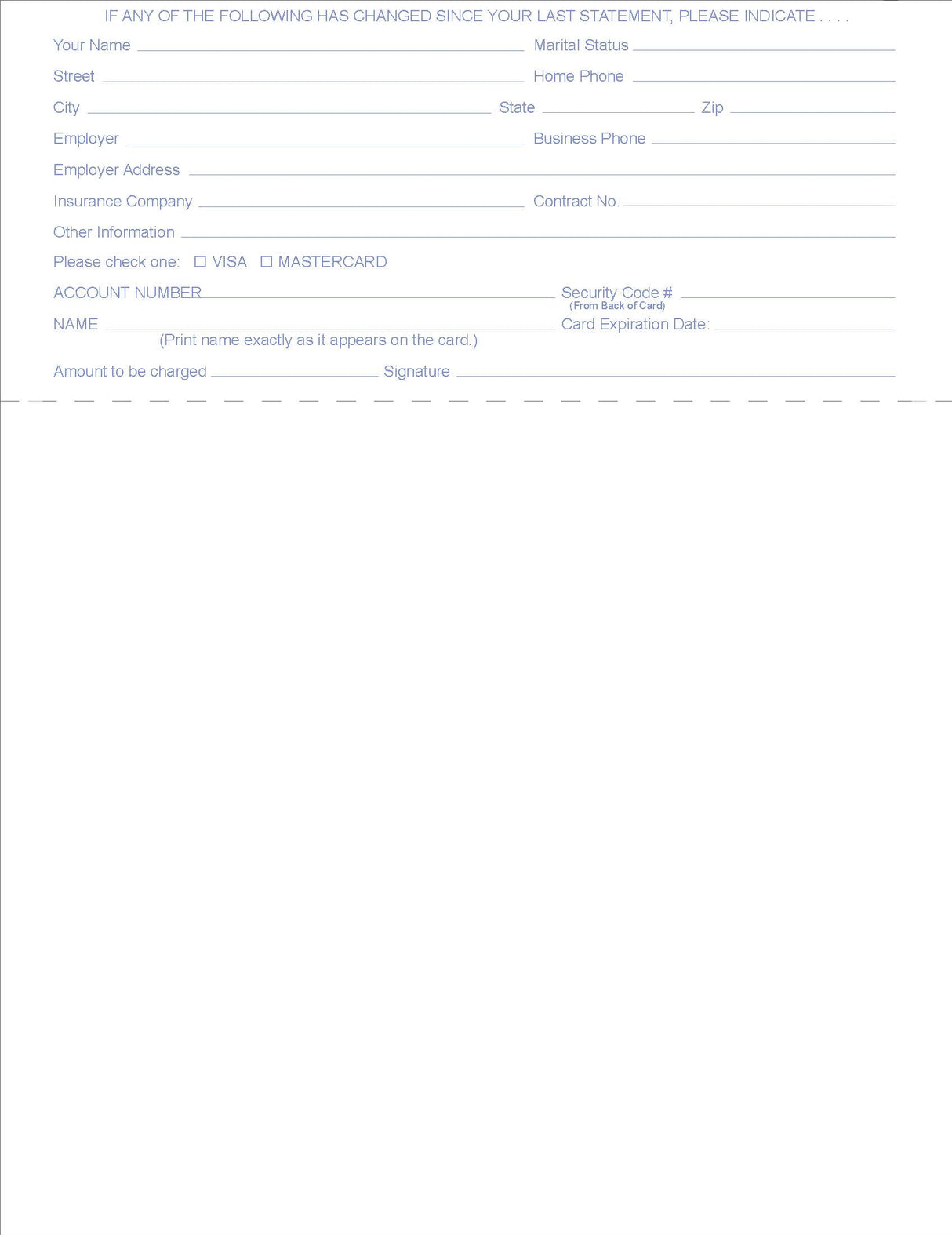 Medical Laser Billing Statements, (500 Per Carton)