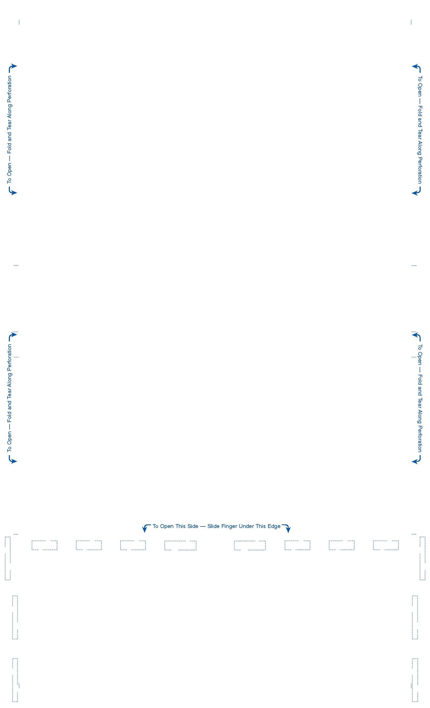 Form, Return Envelope, Reflex Blue, EC-fold Two Blockouts 28# MOCR, 8-1/2" x 14" Eccentric C-Fold EC-fold - Choice Checks