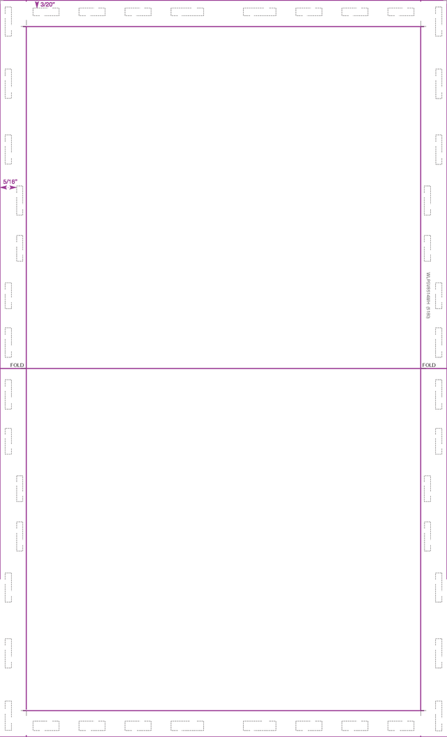 Form, Blank, No Blockouts, 28#, 8-1/2" x 14" V-Fold - Choice Checks