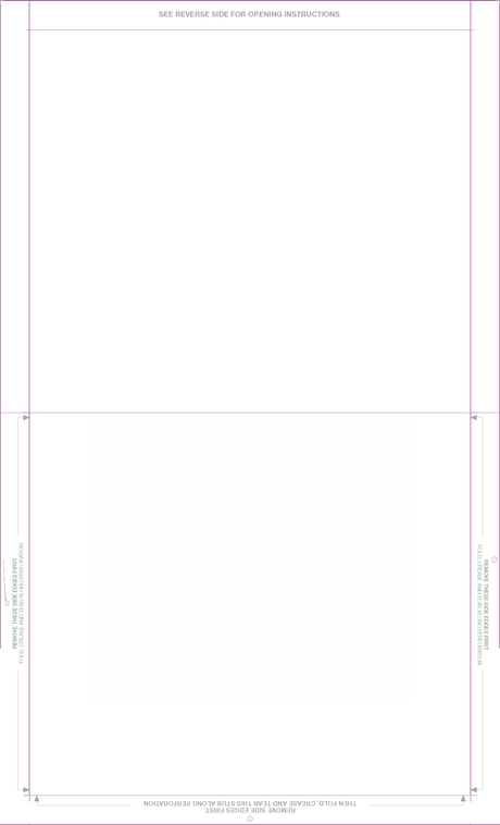 Form, Blank, No Blockouts, 28#, 8-1/2" x 14" V-Fold - Choice Checks