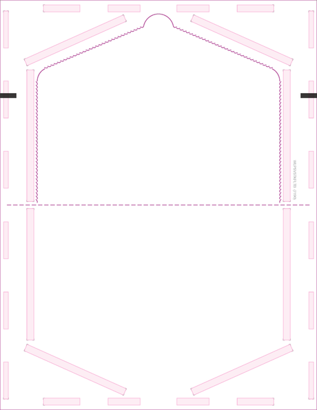 Flip Tab Form, blank, 100#Tag, 8-1/2" x 11" V-Fold - Choice Checks