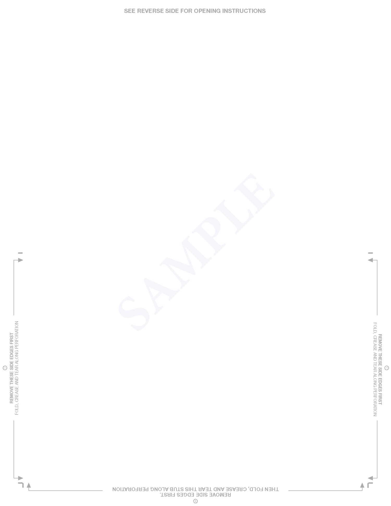 Form, No blockouts 28# MOCR, 8-1/2" x 11" V-Fold - Choice Checks