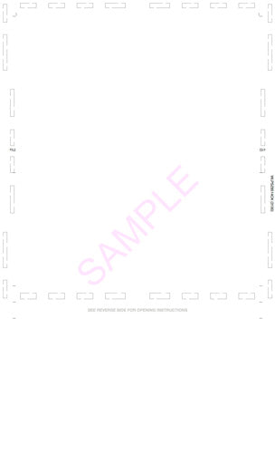 Check, Blank, with backer, two blockouts 28#, 8-1/2" x 14" Z-Fold - Choice Checks