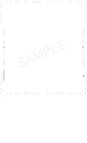2-3/4 Check with backer, Blank, two blockouts 28#, 8-1/2" X 14" Z-fold - Choice Checks