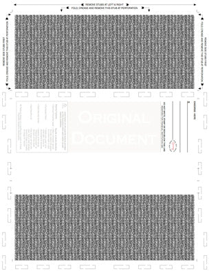 Check, Void Pantograph, Burgundy 209 28#, 8-1/2" x 11" Z-Fold - Choice Checks