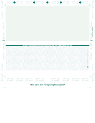Check, Void Pantograph, Teal 328 28#, 8-1/2" x 11" Z-Fold - Choice Checks