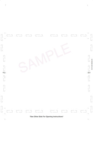 Check, Blank, with backer, Two Blockouts, Extra Voucher 28#, 8-1/2" x 14" ZX-Fold - Choice Checks