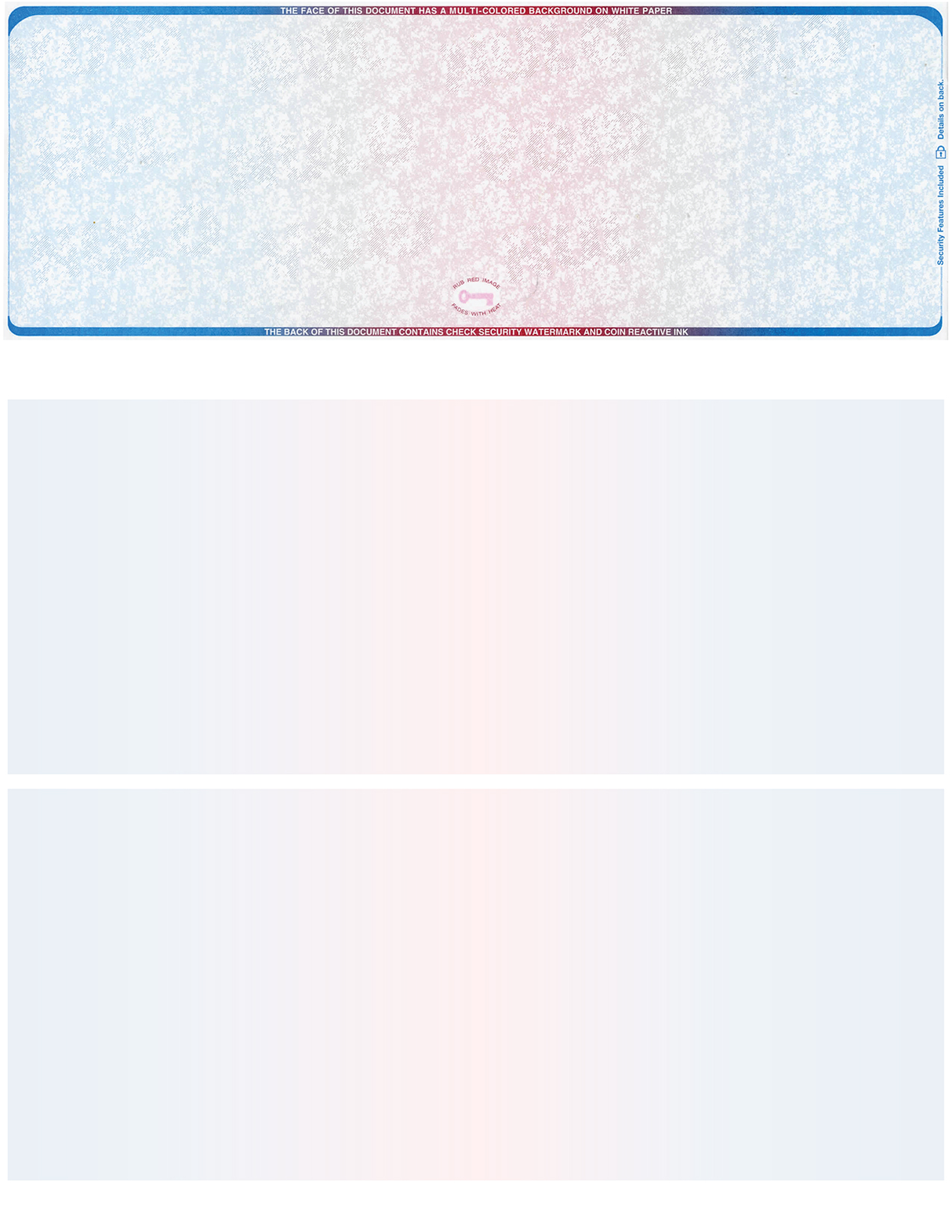 Top Check Stock Prismatic Blank Business Checks – Better Security