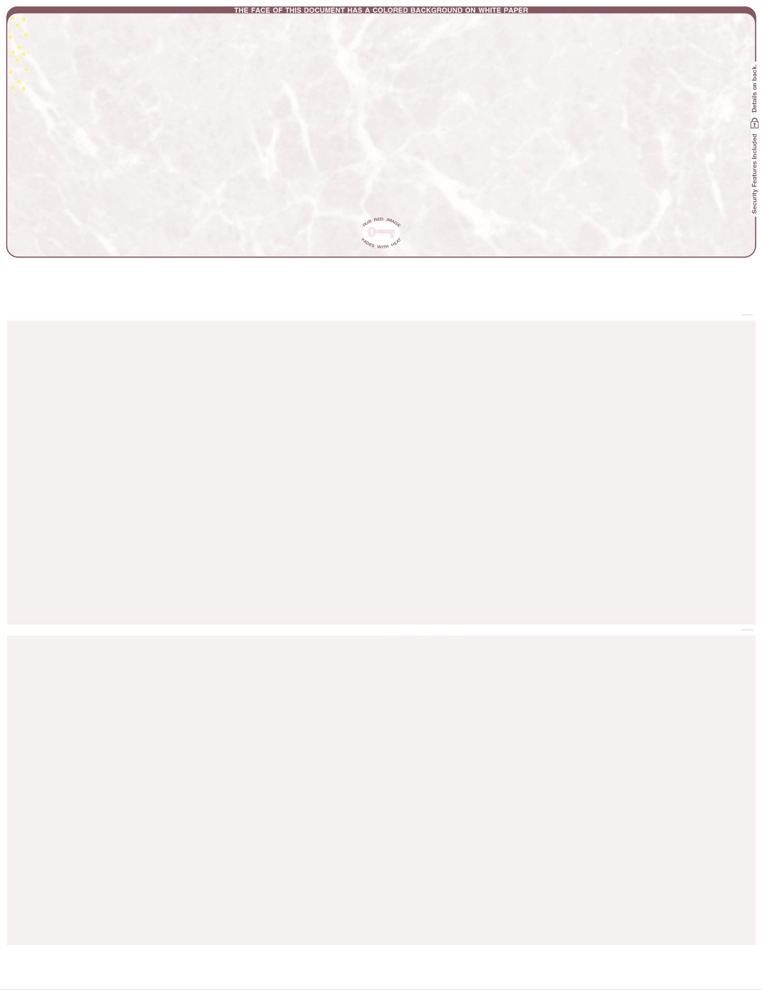 Marble Blank Business Checks on Top - Choice Checks