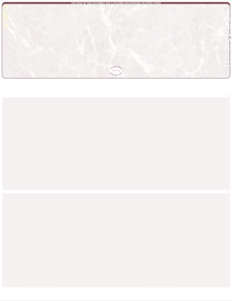 Marble Blank Business Checks on Top - Choice Checks