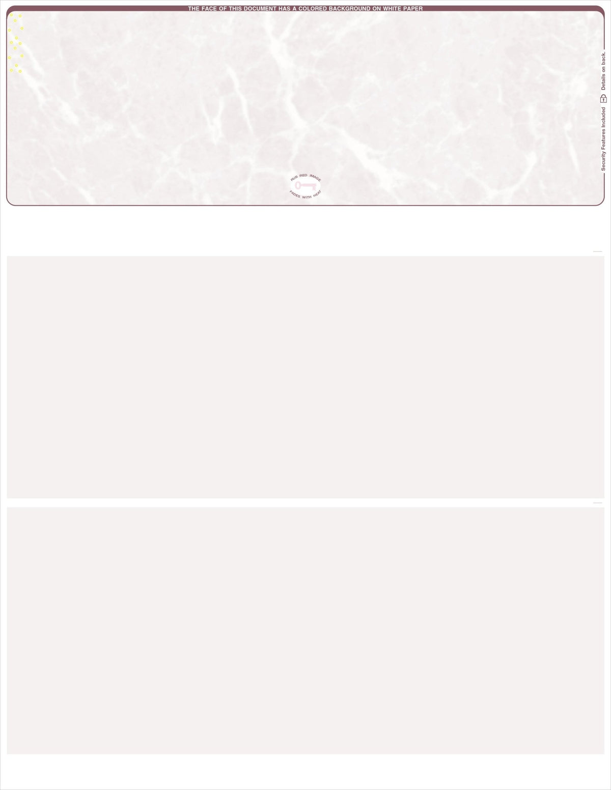 Top Check Marble Blank Business Checks – Better Security