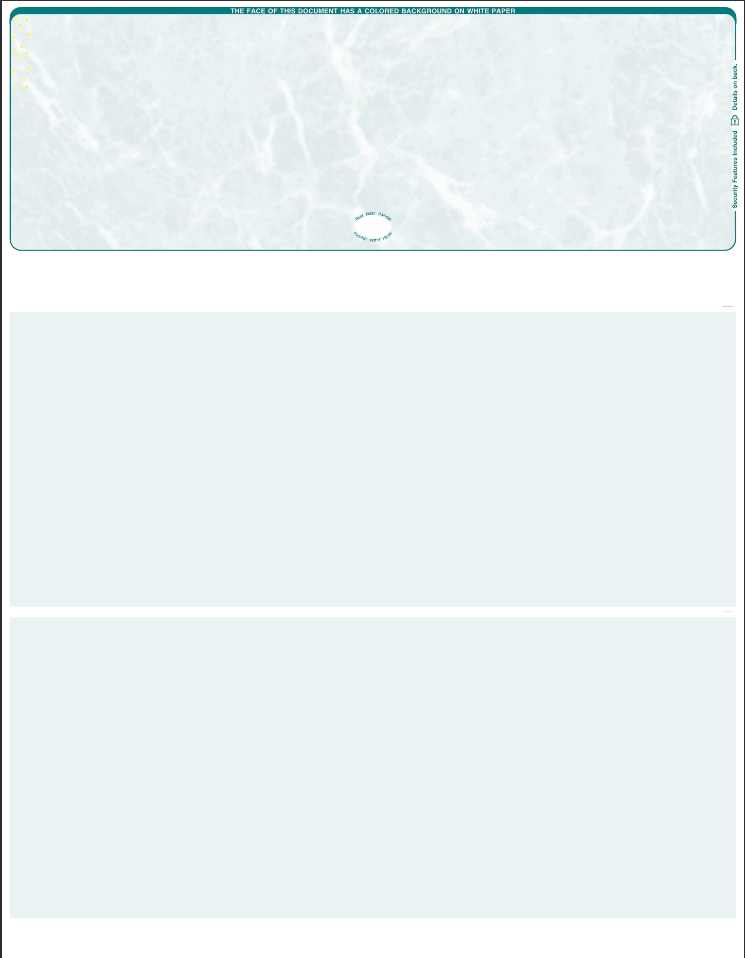 Marble Blank Business Checks on Top - Choice Checks