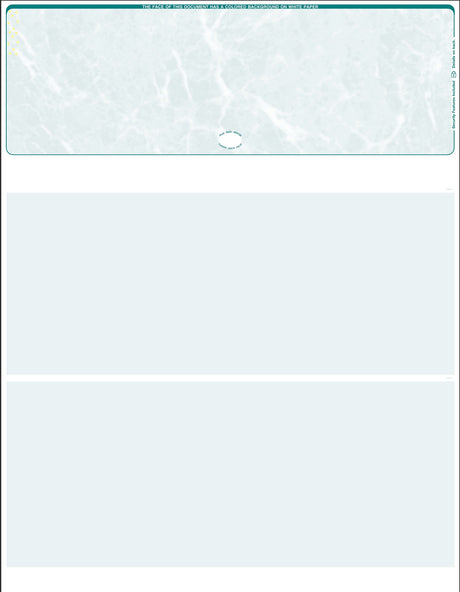 Marble Blank Business Checks on Top - Choice Checks