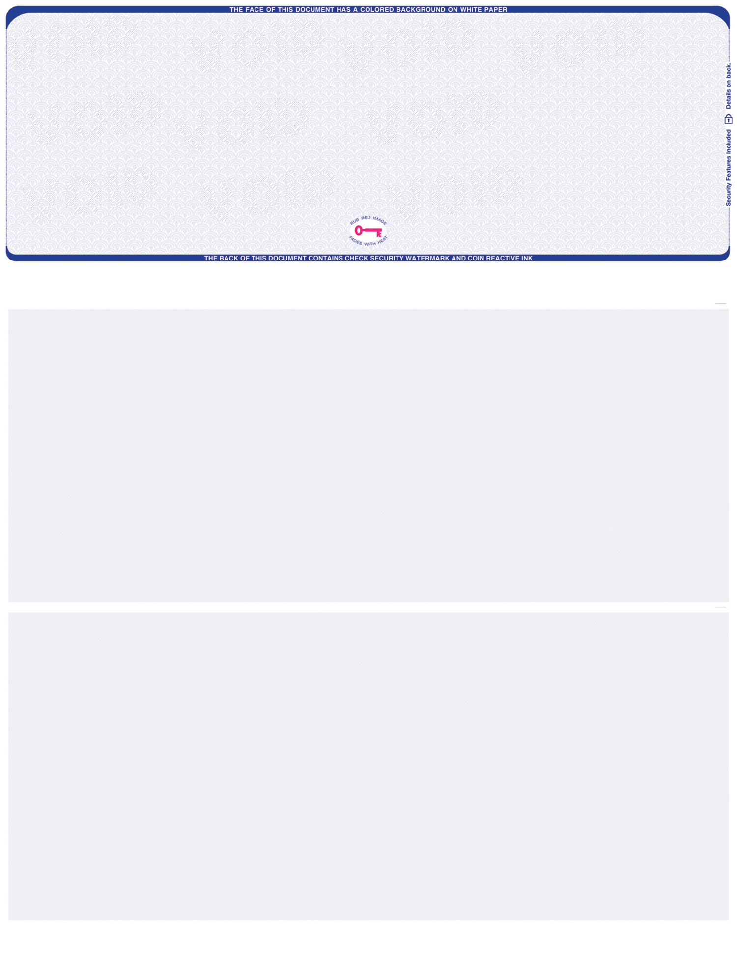 Scallop Void Blank Business Check on Top - Choice Checks