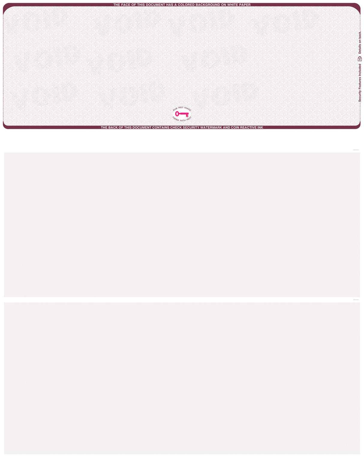 Scallop Void Blank Business Check on Top - Choice Checks