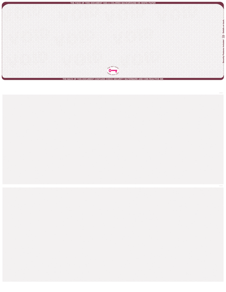 Scallop Void Blank Business Check on Top - Choice Checks