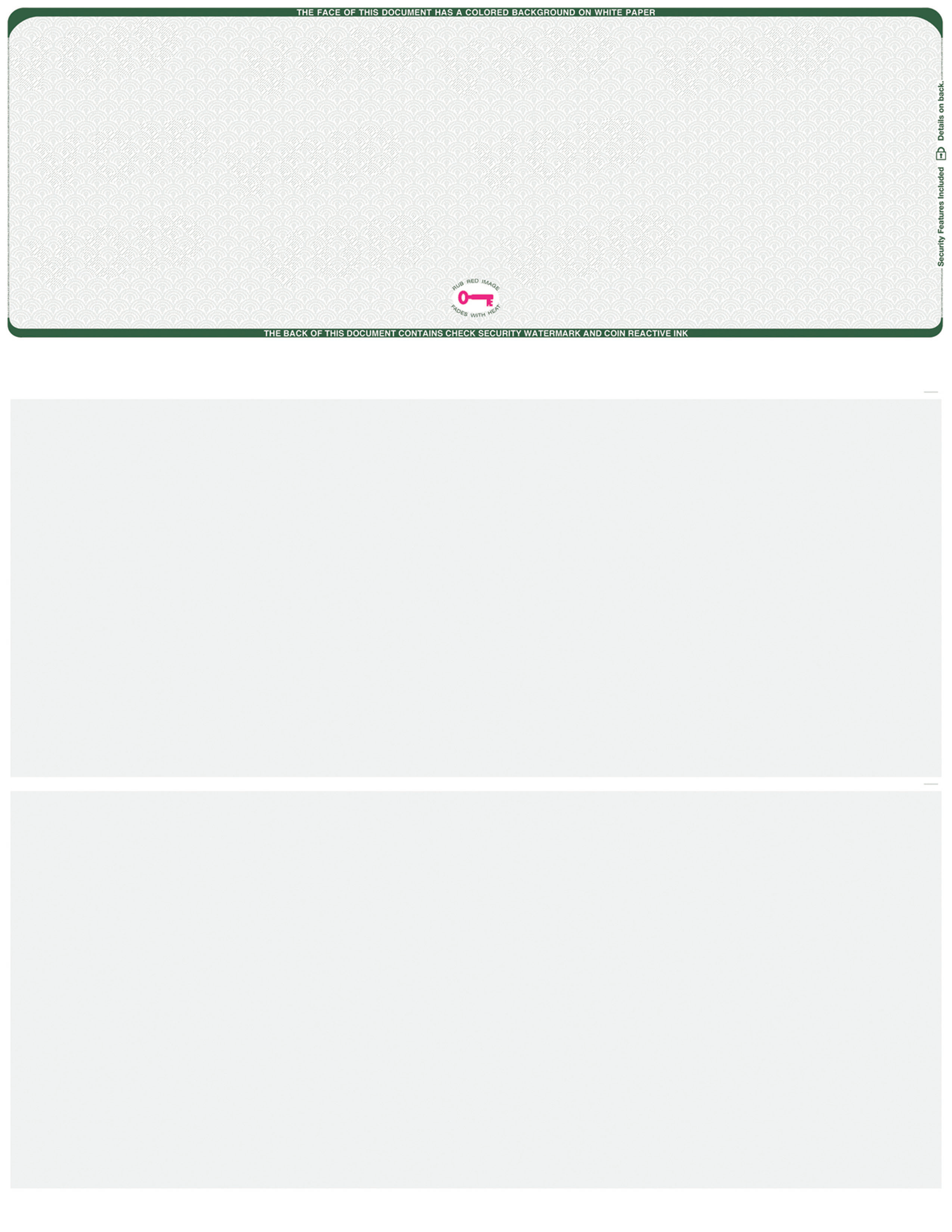 Scallop Void Blank Business Check on Top - Choice Checks