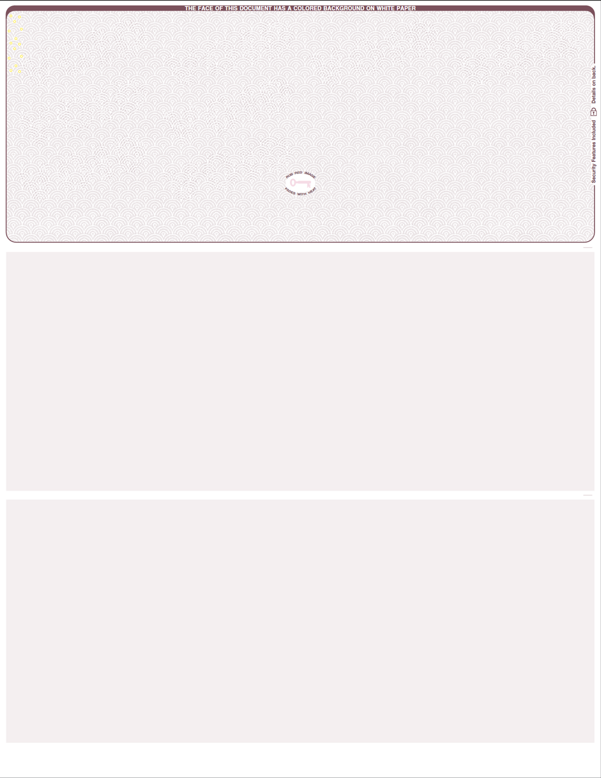 Scallop Void - Long Border - Burgundy