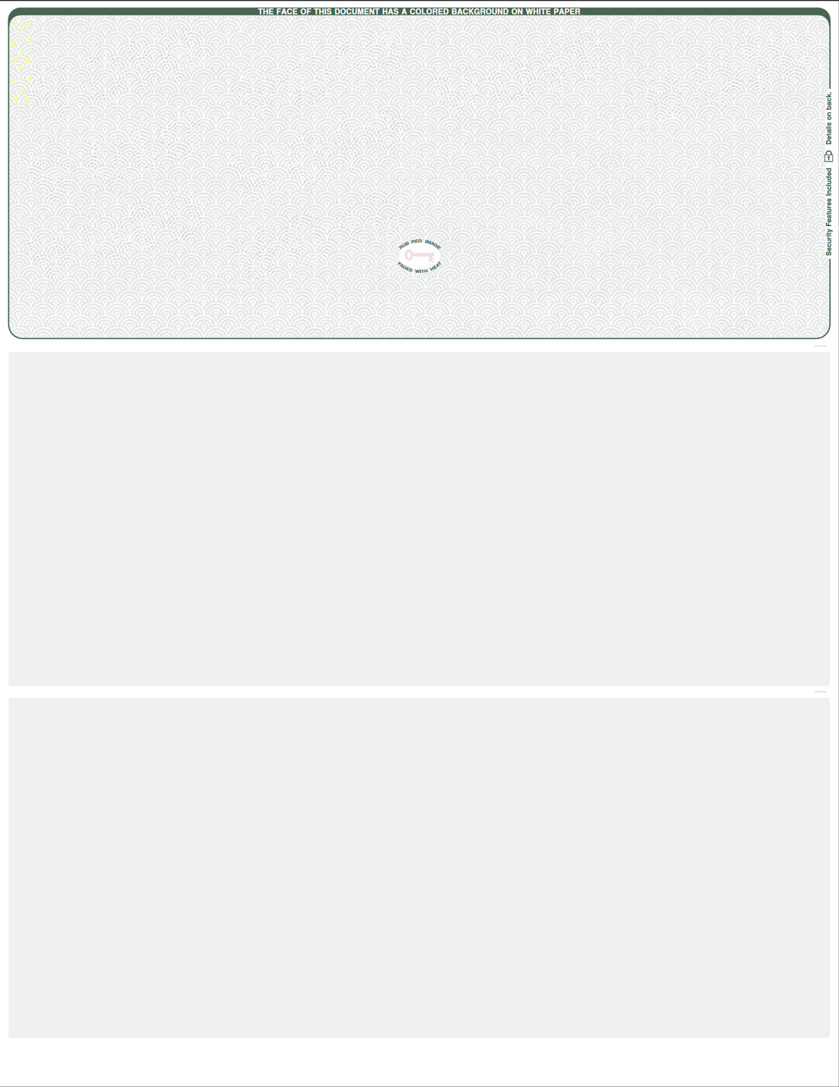 Scallop Void - Long Border - Green