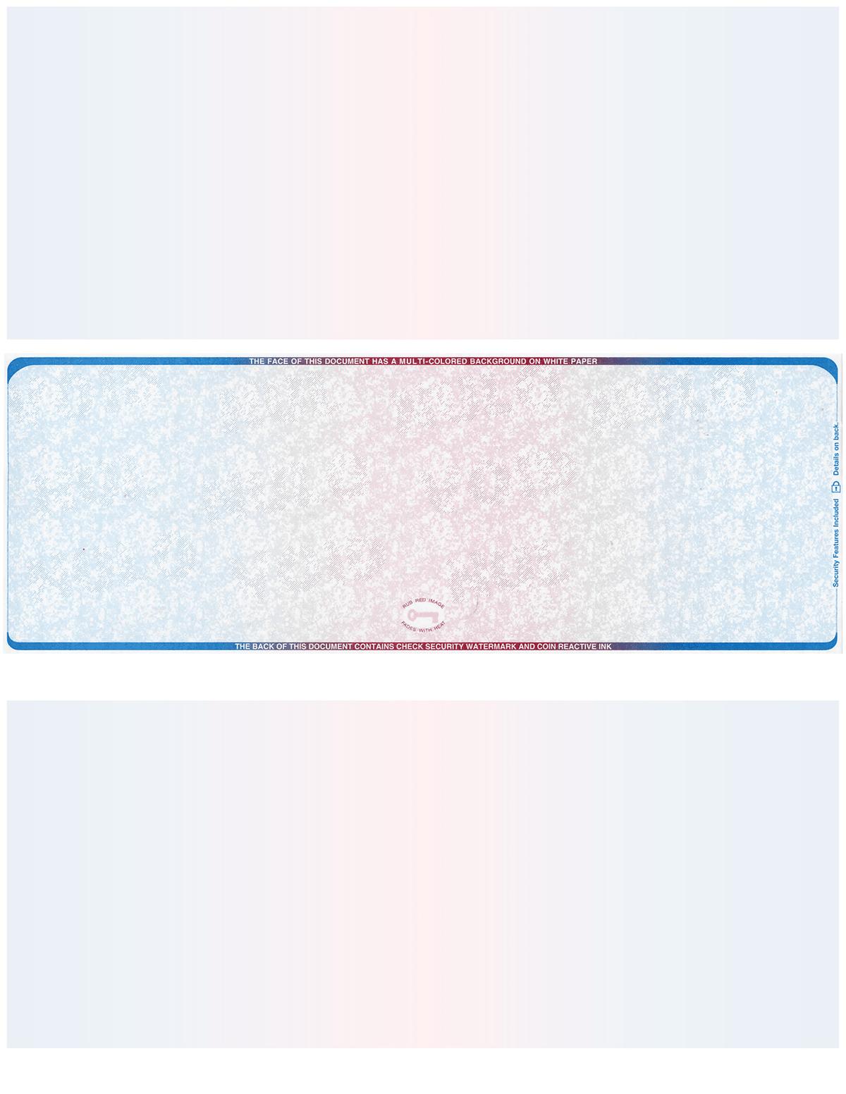 Middle Check Stock Prismatic Blank Business Checks – Better Security