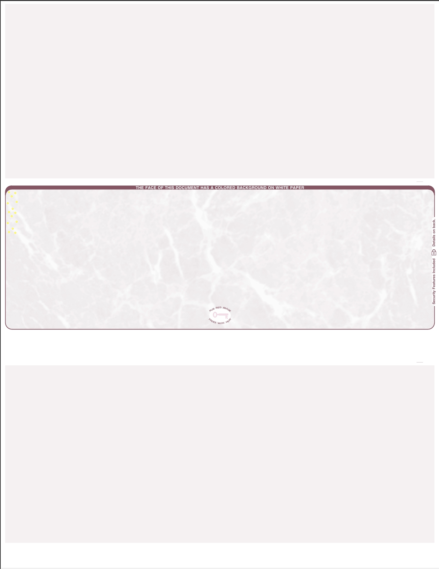 Marble Blank Business Checks in Middle - Choice Checks