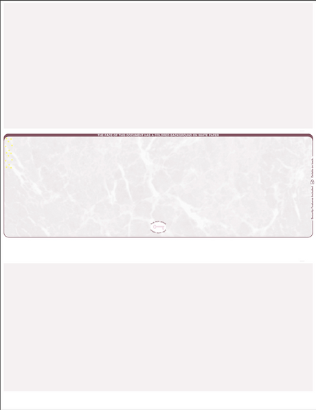 Marble Blank Business Checks in Middle - Choice Checks