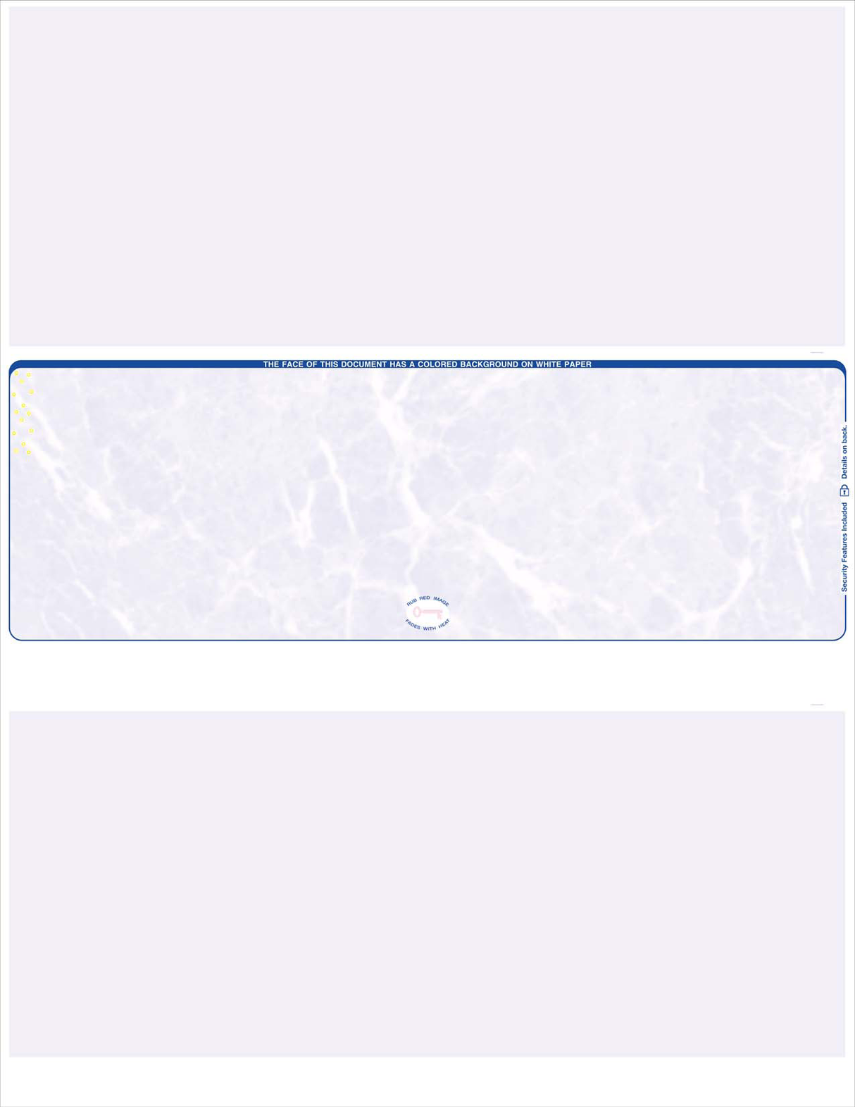 Marble Blank Business Checks in Middle - Choice Checks