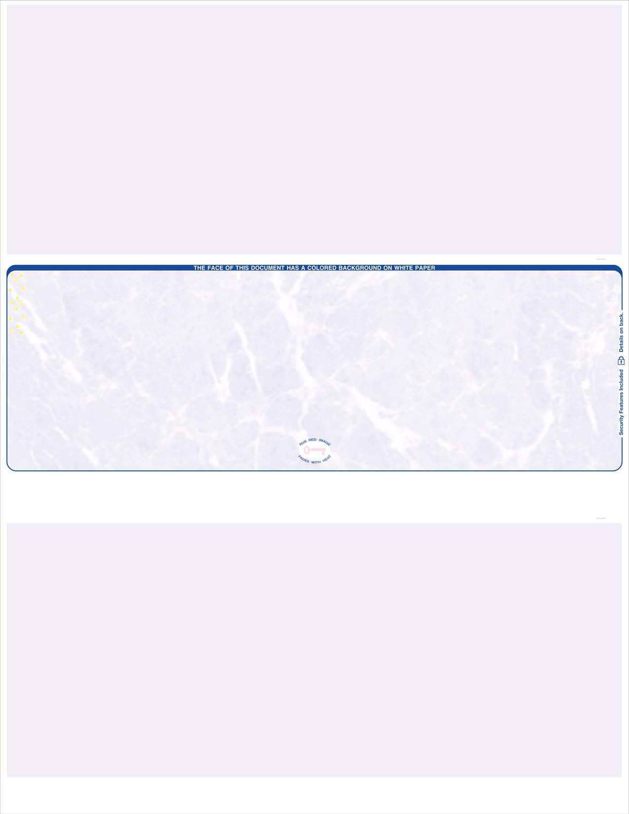 Marble Blank Business Checks in Middle - Choice Checks