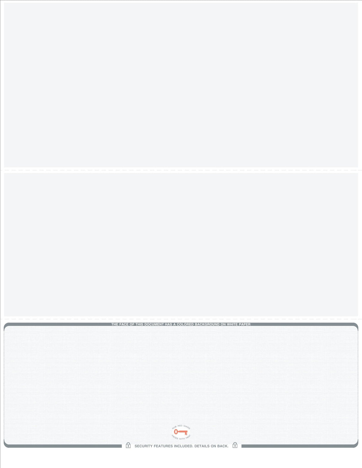 Bottom Check Stock Linen Blank Business Checks – Better Security